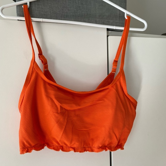 Aerie Pique Long Line Scoop Bikini Top - Picture 3 of 7